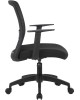 Кресло компьютерное CACTUS Кресло CS-MC333-BK черный сиденье черный сетка/ткань низк.спин. крестов. пластик пластик черный