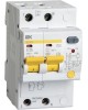 IEK Выключатель автом. дифф. тока MAD12-2-025-C-030 АД12М 25A тип C 4.5kA 30мА A 2П 230В 3мод белый (упак.:1шт)