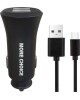 АЗУ MORE CHOICE (4627151192147) AC23a АЗУ 2USB 2.4A для Type-C Black