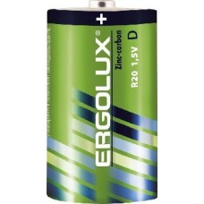 Элементы питания ERGOLUX (12442) R20SR2