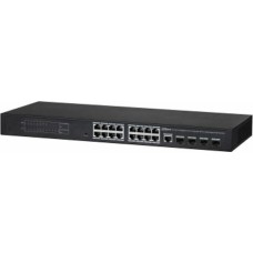 DAHUA Коммутатор DH-IS4420-16GT-240 (L2) 20x1Гбит/с 3SFP 16PoE 240W управляемый