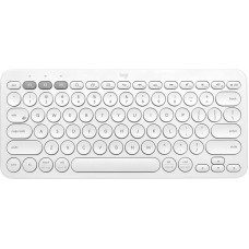 LOGITECH Клавиатура K380, беспроводная, заводское нанесение кириллицы, белый [920-009589]