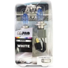AVS Газонаполненные лампы ALFAS Maximum Intensity 4300K H4 12V 75/85W, комплект 2+2 (W5W) шт