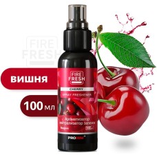 FIRE FRESH Ароматизатор-нейтрализатор запахов AVS AFS-011 Stop Smell (аром Cherry/ Вишня.)(спрей100мл.)