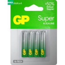 GP Батарея Super 15AA21-2CRSBC4 AA (4шт) блистер