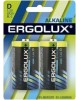 Элементы питания ERGOLUX (11752) LR20 Alkaline BL-2