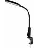 Настольный светильник CAMELION KD-837 C02 черный (LED Свет-к наст.,на струбц., 7Вт,230В,450лм,сенс.рег.ярк и цвет.темп,USB-5В,1А )