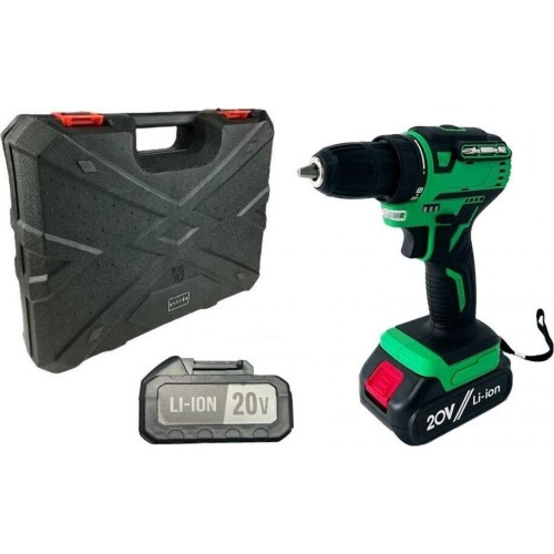 Дрель аккумуляторная бесщеточная ZITREK Greenpower 20 Pro (20В, Li-ion аккум. 2шт, ЗУ, кейс, бита) 063-4061 Дрель аккумуляторная бесщеточная ZITREK Greenpower 20 Pro (20В, Li-ion аккум. 2шт, ЗУ, кейс, бита) 063-4061
