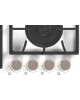 Нез.вар.панель газовая NORDEN AZTECH 6L3GT WHG FFD белый
