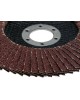 Торцевой круг KRANZ (KR-90-0013) Круг лепестковый торцевой P60, 125х22,2 мм