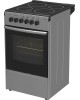 DARINA Плита Электрическая 1B EC 341 606 silver серебристый/черный стеклокерамика (без крышки)