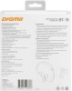 DIGMA Наушники BT-19 ANC, 3.5 мм/Bluetooth, накладные, черный [bt19]