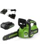 GREENWORKS Цепная пила GD24CS30K4, аккумуляторная, 24В, 4Ач, с одним аккумулятором [2007007ub]