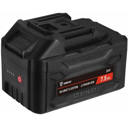 DEKO Батарея аккумуляторная UNV7.5 EXTRA 20В 7.5Ач Li-Ion (063-4499) DEKO Батарея аккумуляторная UNV7.5 EXTRA 20В 7.5Ач Li-Ion (063-4499)