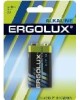 Элементы питания ERGOLUX (11753) 6LR61 Alkaline BL-1