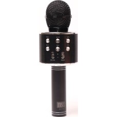 МИКРОФОНЫ ATOM B52 KM-130B, 3Вт, АКБ 800мА/ч, BT (до10м), USB, беспр.микроф. черный