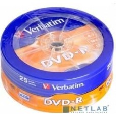 VERBATIM Диск 4.7Gb 16x wagon wheel (25шт) (43730)