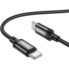Кабель HOCO (6931474784384) Wind нейлон 1м USB 3.0A PD 60W для Type-C Type-C Black 1 м