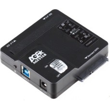 AGESTAR Адаптер-переходник для HDD/SSD 3FBCP SATA IDE USB3.0 пластик черный