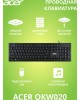 ACER Клавиатура OKW020 черный USB slim Multimedia (ZL.KBDEE.001)