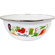 Миска APPETITE Миска эмал 2,5л нерж/об Veggies TM