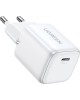 UGREEN Сетевое зарядное устройство CD318 (15324) Nexode 20W USB-C PD GaN Fast Charger EU. Цвет: белый