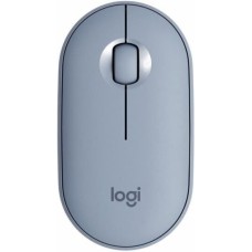 LOGITECH Мышь беспроводная Pebble M350 Misty Blue (USB/BT, оптическая, 1000dpi, 2but) (910-006655)