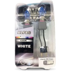 AVS Газонаполненные лампы ALFAS Maximum Intensity 4300K H7 12V 85W, комплект 2+2 (W5W) шт