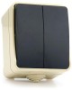выключатель SMARTBUY (SBE-04w-10-SW2-0) Сатурн выключатель 2-клавишный
