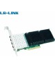LR-LINK Сетевой адаптер PCIE 25GB 4SFP28 LRES1027PF-4SFP28
