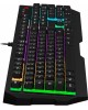 A4TECH Клавиатура Bloody B135N черный USB Multimedia for gamer LED (подставка для запястий) (B135N)