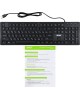 ACER Клавиатура OKW020 черный USB slim Multimedia (ZL.KBDEE.001)