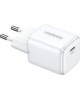 UGREEN Сетевое зарядное устройство CD318 (15324) Nexode 20W USB-C PD GaN Fast Charger EU. Цвет: белый