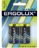 Элементы питания ERGOLUX (11751) LR14 Alkaline BL-2