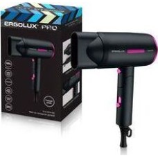 Фен ERGOLUX ELX-HD13-C02 черный/розовый PRO