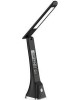 светильник ULTRAFLASH (15179) UF-821 C02 черный (Led, светильник настольный, 7Вт, дисплей, смена цвет.темп, кожа)