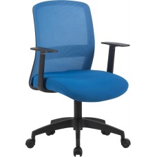 Кресло компьютерное CACTUS Кресло CS-MC333-BL темно-синий сиденье темно-синий сетка/ткань низк.спин. крестов. пластик пластик черный