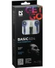 наушники DEFENDER (63608) BASIC 604 черный/голубой