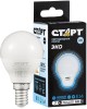 Лампа светодиодная СТАРТ ECO LEDSPHERE E14 7W40 холодный (10)