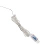 Гирлянда NEON-NIGHT (315-875) ДОЖДЬ ИЗ РОСЫ 3х2м, 200LED, белый, IP20, USB + пульт управления, с крючками для крепления