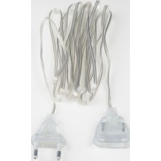 Удлинитель для гирлянд UNIEL (UL-00007299) UCX-Y25/10W-200 CLEAR Удлинитель для подключения гирлянд 2м