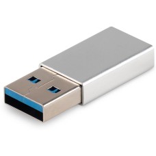 Адаптер BURO Адаптер ver2.0 USB A(m) USB Type-C (f) (BU-USB2-AM-CF) серебристый