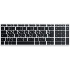 SATECHI Клавиатура беспроводная Slim X2 Bluetooth Keyboard - русская раскладка. Цвет: серебристый