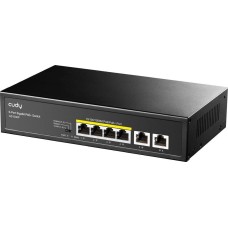 CUDY Коммутатор GS1006P (L2) 6x1Гбит/с 4PoE 65W неуправляемый