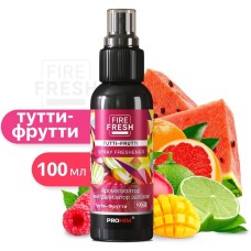 FIRE FRESH Ароматизатор-нейтрализатор запахов AVS AFS-012 Stop Smell (аром.Tutti-frutti/ТуттиФрут.)(спрей100мл)