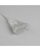 Удлинитель для гирлянд UNIEL (UL-00007299) UCX-Y25/10W-200 CLEAR Удлинитель для подключения гирлянд 2м