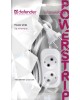 Удлинитель DEFENDER (99270) B220 - 2 роз х 2 м, белый