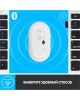 LOGITECH Мышь Pebble M350 белый оптическая 1000dpi silent беспров. BT/Radio USB для ноутбука 3but (910-005541)