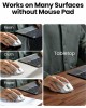 UGREEN Мышка компьютерная беспроводная MU101 (15805) Ergonomic Contoured-Shape Design Wireless Mouse 2.4 GHz&B. Цвет: бело-серый