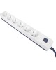 POWERCOM Сетевой фильтр SP-06W 1.8М, 1.8м, белый/серый